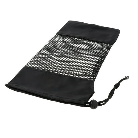 

Outdoor Storage Bag Mesh Stuff Sack Drawstring Camping Organizer 34X17cm