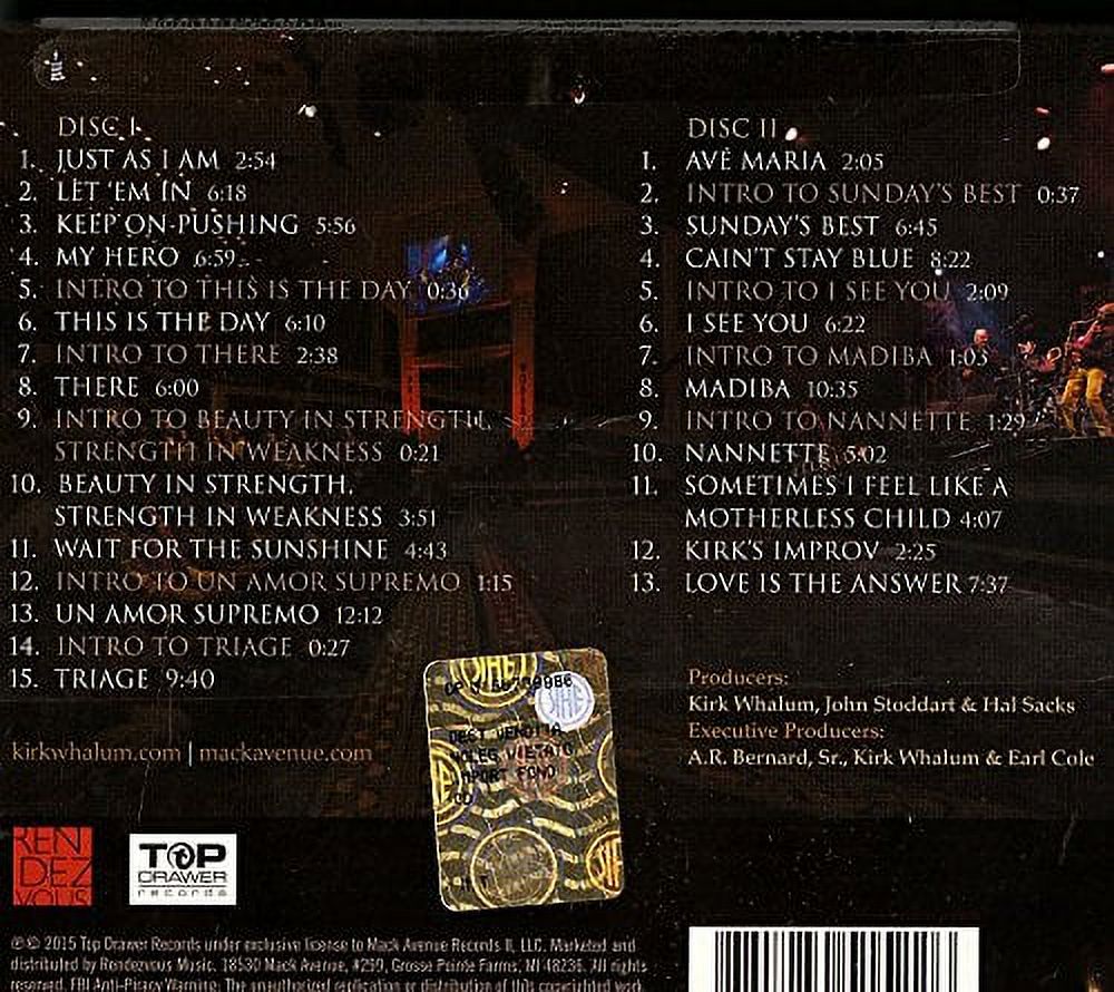 Kirk Whalum - Gospel According To Jazz Chapter IV - CD - image 2 of 2