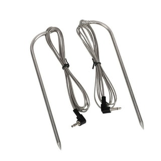 2pcs/Set Waterproof Meat Probe - Compatible With Traeger & Pit Boss BBQ  Grills - Digital Thermostat Probes with 3.5mm Plug