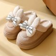 thumbnail image 3 of Nuevas zapatillas para el hogar, estilo de parejas de fondo plano antideslizante para el hogar, zapatillas de algodón cálidas de otoño e invierno de estilo simple y moderno de estilo coreano, 3 of 5