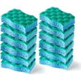 thumbnail image 1 of Éponge en cellulose Multi-Usage, Éponge à Vaisselle Double Face pour Cuisine, 12 Pcs, 1 of 5