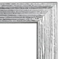 thumbnail image 4 of Hometrends Ultima Brush Wall Mirror, Rectangular Mirror, 16.50x19.50in, Brushed Silver, 4 of 5