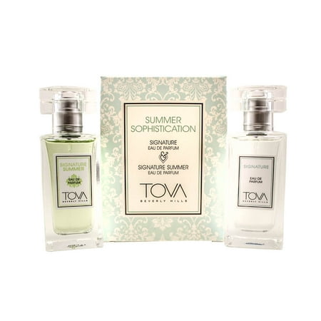 Tova Summer Sophistication Duo 2 Pc., Signature & Signature Summer Eau De Parfum Spray, Perfume for Women, 1.0 Oz Each