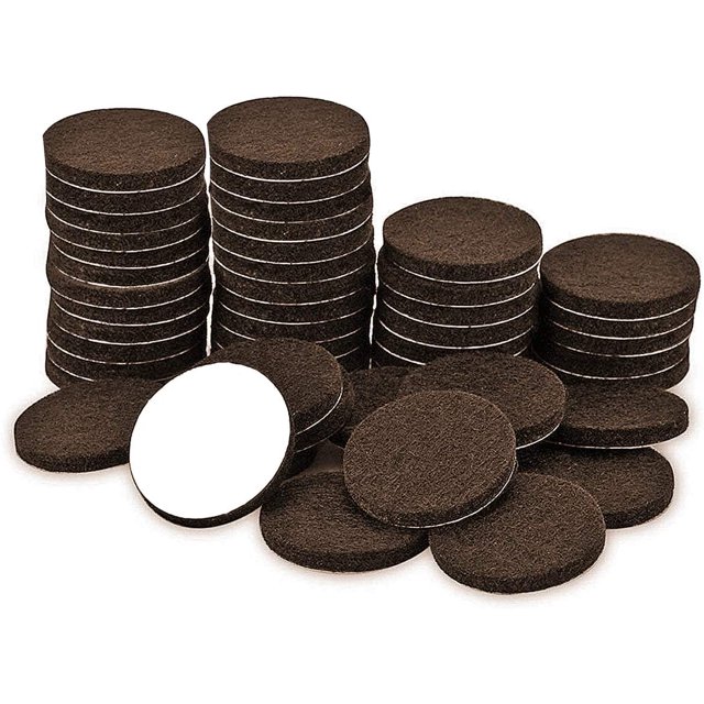 50 Piezas de Almohadillas de Fieltro Autoadhesivas, Almohadilla de Fieltro Protector de Piso de 30 mm, Almohadilla de Fieltro Autoadhesiva Antideslizante, Almohadillas Redondas de Fieltro para Muebles, Patas, Sillas, Mesas (Marrón) Thsinde ACTIVE Biensenido a ACTIVE