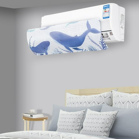 

SunSunrise Cute Duck Whale Air Conditioner Deflector Anti Direct Blowing Wind Shield Cover