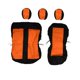 thumbnail image 2 of Funda de asiento tipo butaca, funda de asiento delantero, para automóvil, a prueba de polvo, transpirable, protector de asiento delantero universal Naranja, 2 of 8