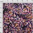 thumbnail image 3 of oneOone Cotton Cambric Black Fabric Tropical Leaf Craft Projects Decor Fabric Printed By The Yard 56 Inch Wide, 3 of 5