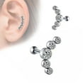 thumbnail image 5 of Designice Rkjia 1Pc Women Rhinestone Cartilage Helix Tragus Ear Stud Earring Piercing Jewelry, 5 of 6