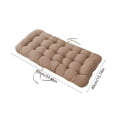 thumbnail image 3 of Cojín grueso para silla plegable | Cojín de asiento con soporte lumbar | Cojín para silla de oficina para sentarse durante largos periodos | Cojín de respaldo para uso en la oficina en casa, 3 of 6