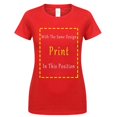 thumbnail image 1 of GDRE Inuyasha Sesshomaru Red Moon Inu Yasha Anime Manga Camiseta Todos Los Tamaños Casual Tee, 1 of 4