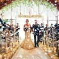 thumbnail image 3 of 12pcs Artificial Fake Wisteria Vine Ratta Hanging Garland Silk Flowers String Home Party Wedding Decor, 3 of 9