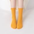 thumbnail image 3 of TZYDMN Womens Ruffle Ankle Socks Fashion Breathable Solid Color Turn-Cuff Cute Girls Socks 3 Pairs, 3 of 6