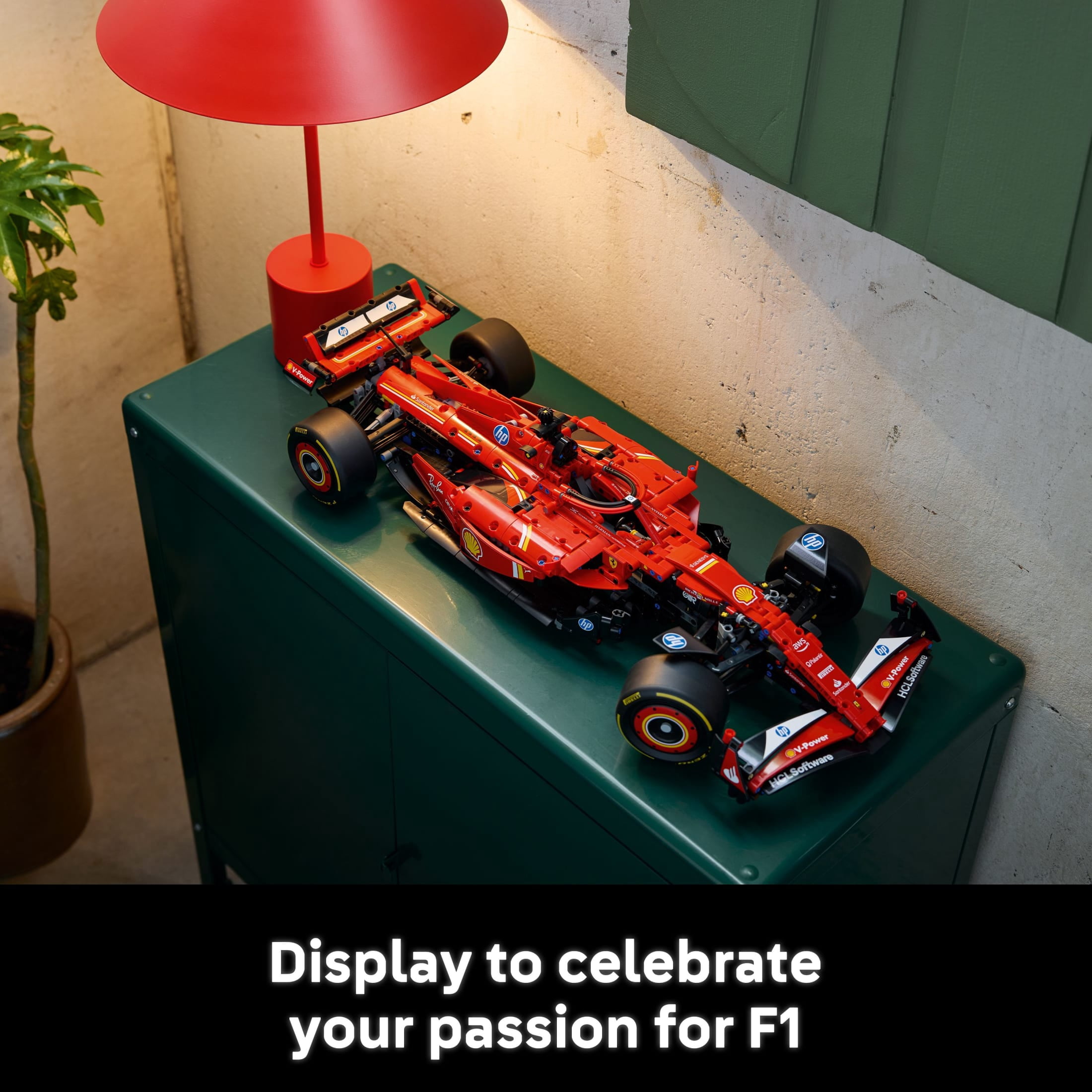 LEGO Technic Ferrari SF-24 F1 Model Car Kit - Building Set for Adults, Ages 18+ with Realistic Features - Gift for Groom, Groomsmen - Ferrari F1 DIY Craft for Display - 42207