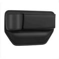 thumbnail image 4 of Car Seat Gap Storage Organizer Box - Leather Multifunctional Console Insert with Phone Holder Cup Slot, 28x18x2cm Universal Fit, 4 of 6