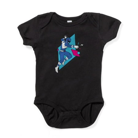 

CafePress - Power Rangers Blue Ranger Punching - Cute Infant Bodysuit Baby Romper - Size Newborn - 24 Months