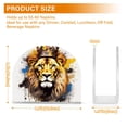 thumbnail image 3 of Lion Crown Napkin Holder for Table Clear Napkin Stand Paper Holder Acrylic Organizer Dispenser Napkins for Dinner Kitchen Restaurant Room, 3 of 8
