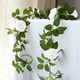 thumbnail image 7 of Cinvoph 78" Artificial Flower Garland, Floral Garland Fake Rose Vines for Garden Weddings Arch Decor, Home Party Table Wall Decorations, 7 of 7