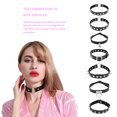 thumbnail image 4 of Collar de cuero Encantador Foreplay Mujeres PU Collar de cuero Gargantilla ajustable Juguete sexual para adultos, Tipo 1 sidaley XX000031-01, 4 of 7