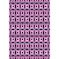 thumbnail image 1 of Ahgly Company Indoor Rectangle Patterned Bright Lilac Purple Novelty Area Rugs, 5' x 8', 1 of 6