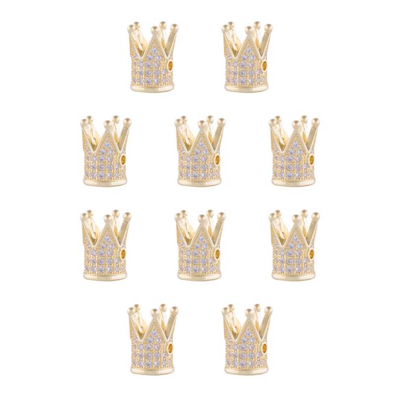 Minnieouse Cuentas de para hacer pulseras, abalorios de cúbica de Zirconia, decoración de cristal, manualidades DIY, accesorio de moda, Kit de Tipo 2 10Conjunto