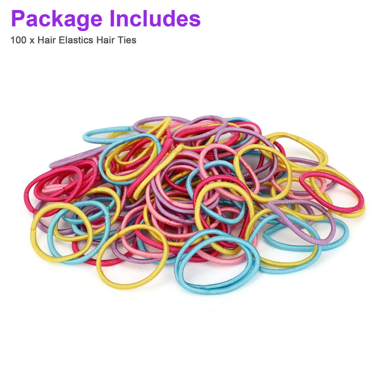 Baby Products Online - Children's Disposable Rubber Band Units Ponytail Hair  Ties Colorful Elastic Hair Bands Baby Hair Accessories - Kideno