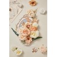 thumbnail image 4 of Ramo de novia Serwalin Boho Champagne con flores artificiales, 4 of 8
