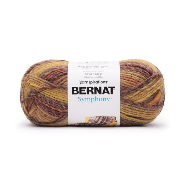 Bernat® Symphony™ #5 Bulky Blend Fil, 7.9oz/225g 309 Yards