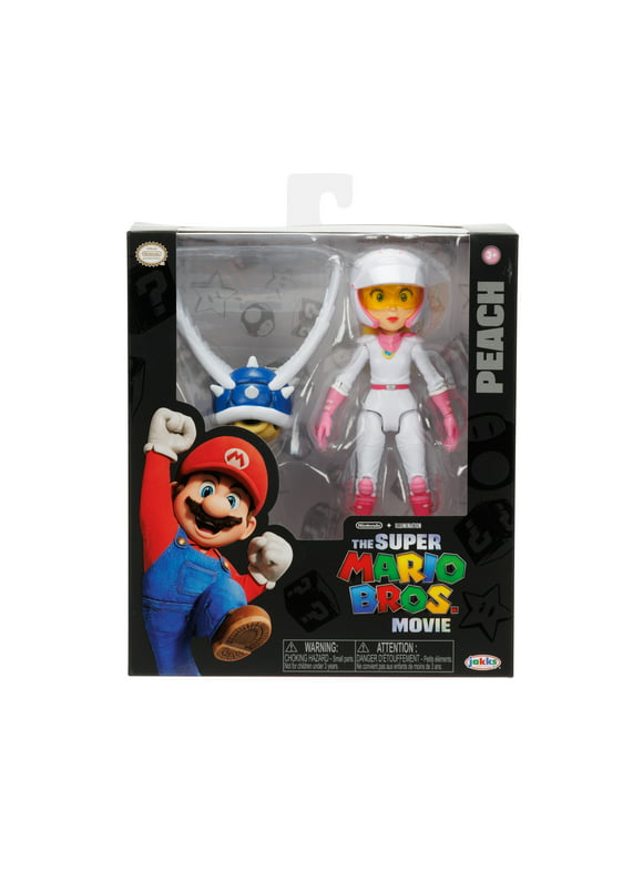 Super Mario Bros Movie Princess Peach Motorcycle Outfit with Spiny Blue Shell Accessory