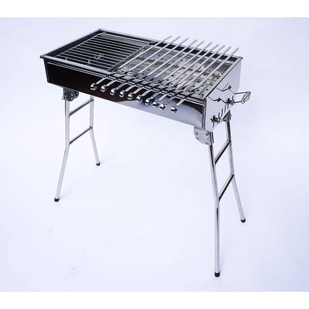 STAINLESS STEEL CHARCOAL GRILL MANGAL SHISH KABAB KABOB BBQ BARBECUE SHASHLIK