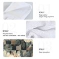 thumbnail image 2 of Yayeee Kitchen Hanging Hand Towels Set of 2 with Loop Bathroom Absorbent Tie Towel, Gray Floral Pattern, 2 of 7