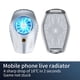 thumbnail image 5 of Injueey Smartphones Radiador Universal Atmósfera Luz Profesional Ventilador de refrigeración Teléfono y Comunicación Plata, 5 of 6