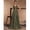 Olive Green-S, variant on Olive Green Sequin Embroidered V-Neck Sleeveless Maxi Evening Gown