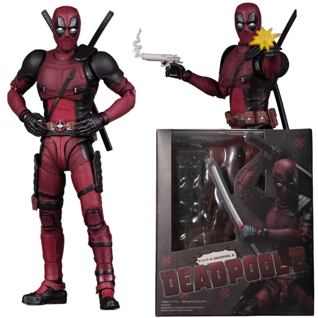 Figura de acción de Deadpool y Wolverine SHFiguarts articulada móvil de los Nuevos Mutantes Wilson Comics Wade SHF, modelo de película, juguetes para niños, regalo