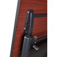 thumbnail image 4 of 48" x 24" Flip Top Mobile Training Table with Modesty Panel- Mocha Walnut and 2 "M" Stack Chairs- Burgundy, 4 of 7