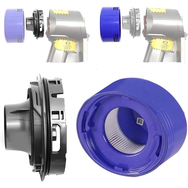 Kit de filtro de motor trasero para aspiradora Dyson V7 V8 esquí esquí Gafas de esquí