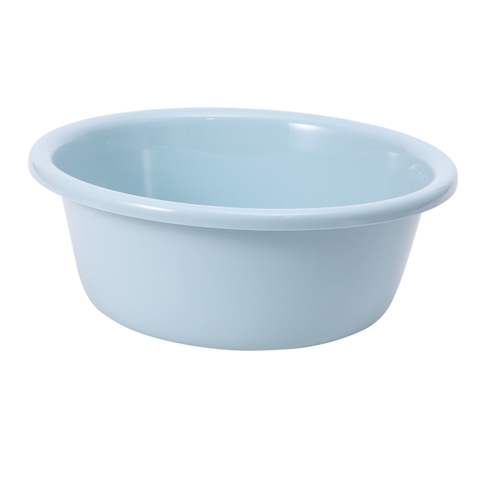 12 Inch Round Plastic Wash Basin Small Size Home Round Plastic Wash Basin Large Capacity for Student Dormitory