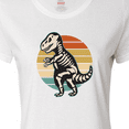thumbnail image 4 of Inktastic Dinosaur Skeleton Halloween Women's T-Shirt, 4 of 5