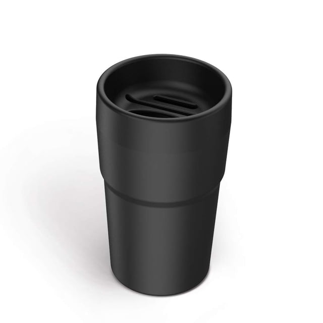 Bote de basura para automóvil con tapa, mini bote de basura para vehículo, consola central automotriz, portavasos, papelera con ranura para insertar tarjetas Sincero Hogar