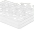 thumbnail image 4 of Centrifuge Tube Rack, 70-Well Polypropylene Holder for 0.2ml Microcentrifuge Tubes 5mm Hole Dia 2Pcs, 4 of 4
