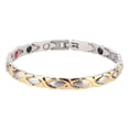 thumbnail image 1 of Pulsera de Germanio con Imanes para Cuidado de la Salud Acero Titanio Bling Bling, 1 of 12
