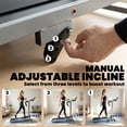 thumbnail image 4 of Soozier Walking Pad Treadmill with Incline, Foldable Treadmill, Silver, 4 of 10