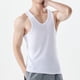 thumbnail image 1 of pstuiky Camiseta sin mangas para hombre, Camiseta deportiva informal sin mangas con cuello redondo para hombre Camisas para hombres l, 1 of 3