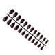thumbnail image 3 of Juego de 24 piezas de uñas postizas DIY Qarigey Morado oscuro, 3 of 5
