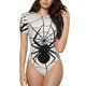 thumbnail image 1 of Balery Spiders On The Web 1 Body de cuello redondo de manga corta para mujer Tops de manga corta Tops básicos-X-Large, 1 of 7