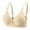 Beige bras, variant on Underwire Bras for Women Comfort Lightly Lined Compression Push up Bra No Rims Wirefree Convertible Adjustable Strap Underwear