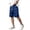 Blue -AN15, variant on Dwellite Plaid Shorts for Men Casual Classic Fit Elastic Waist Bermuda Short Straight Leg Loose Y2k Lounge Shorts with Pockets Yellow S