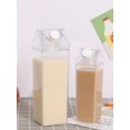 thumbnail image 1 of 1pc Plastic Large-capacity Milk Cup, 500ml/1000ml Juice & Beverage Bottles For Dispensing, 1 of 3
