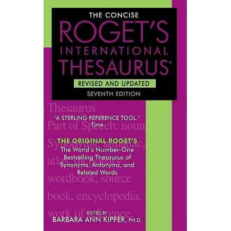 The Concise Roget's International Thesaurus, (Paperback)
