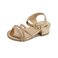thumbnail image 3 of Sandalia Gladiadora Para Niñas Elegante Wildcat Color Dorado 18-21.5, 3 of 6