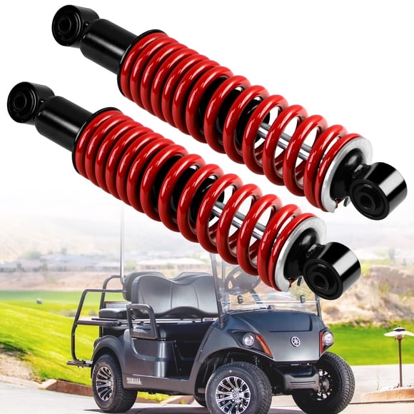 Amortiguador trasero de alta resistencia Yamaha con resorte para carrito de golf eléctrico y de gas G29 Drive G22 G20 G19 G16 y G14 OEM JN4-F2210-00 JN3-F2210-00 Longitud extendida 14""